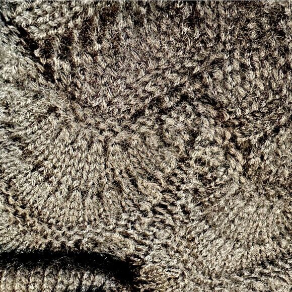 Ralph Lauren Collection Fall 2010 Hand Knit Black Alpaca Pointelle Turtleneck - Picture 15 of 16